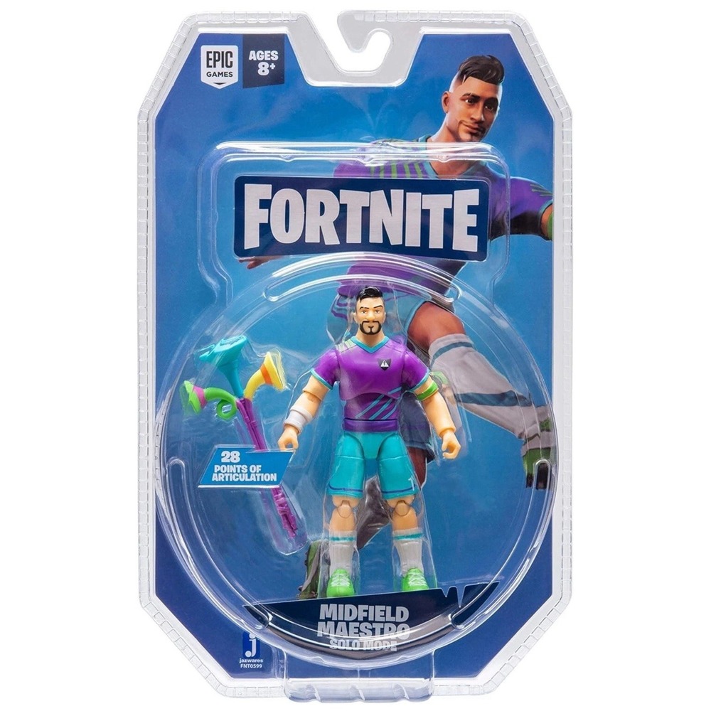 Fortnite Midfield Maestro Solo Mode 4in Action Figure Jazwares FNT0599 New